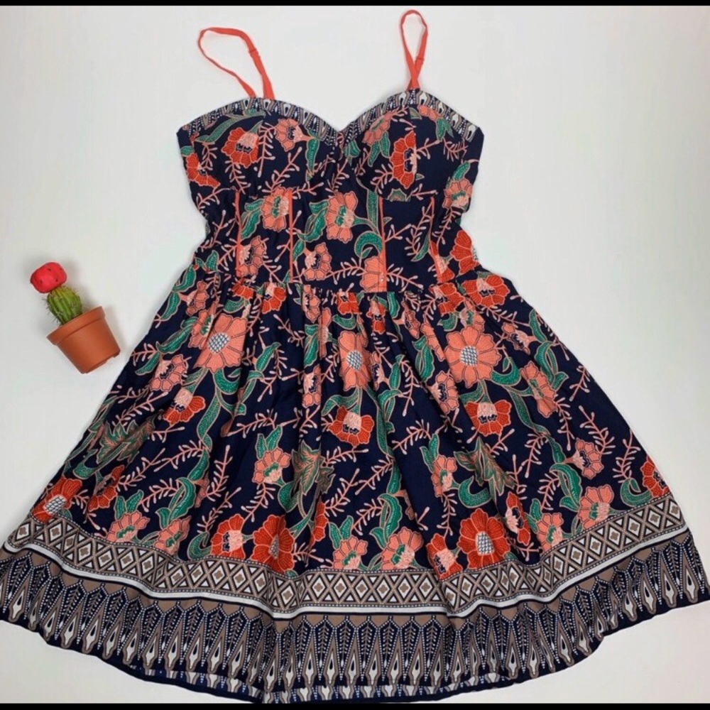 Band of Gypsies flower Maxi Dress